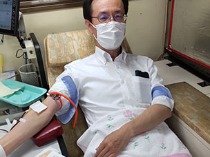 献血活動（大阪本社）